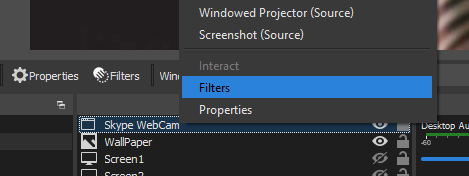 Windows Capture Filter